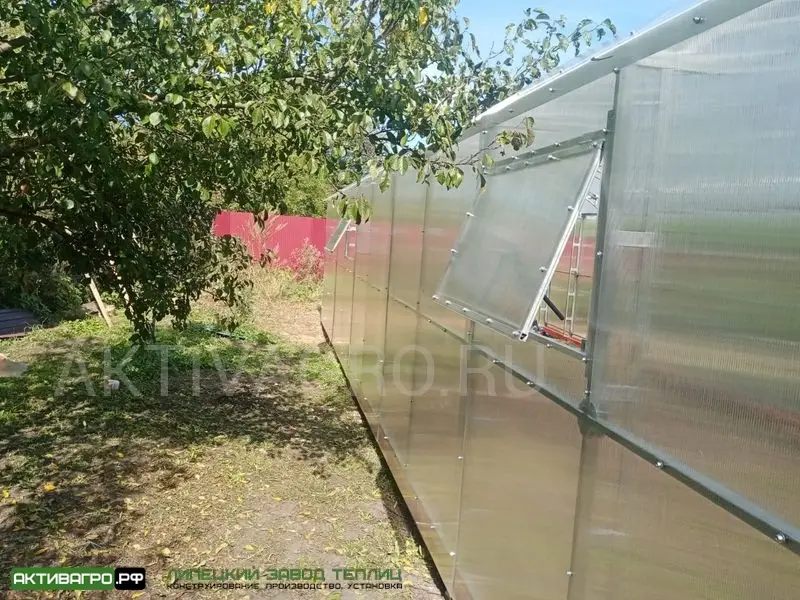 Теплица Ударница Благодатная, ширина 4/5 м, труба 40х20 + 20х20 Теплица Ударница Благодатная, ширина 4/5 м, труба 40х20 + 20х20