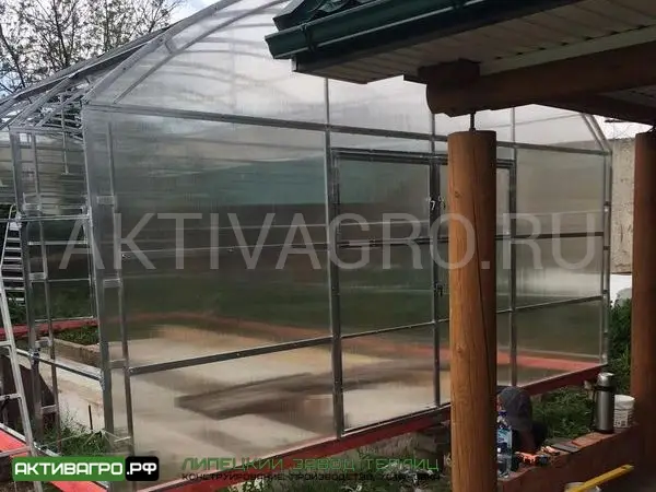 Теплица Ударница Благодатная, ширина 4/5 м, труба 40х20 + 20х20 Теплица Ударница Благодатная, ширина 4/5 м, труба 40х20 + 20х20